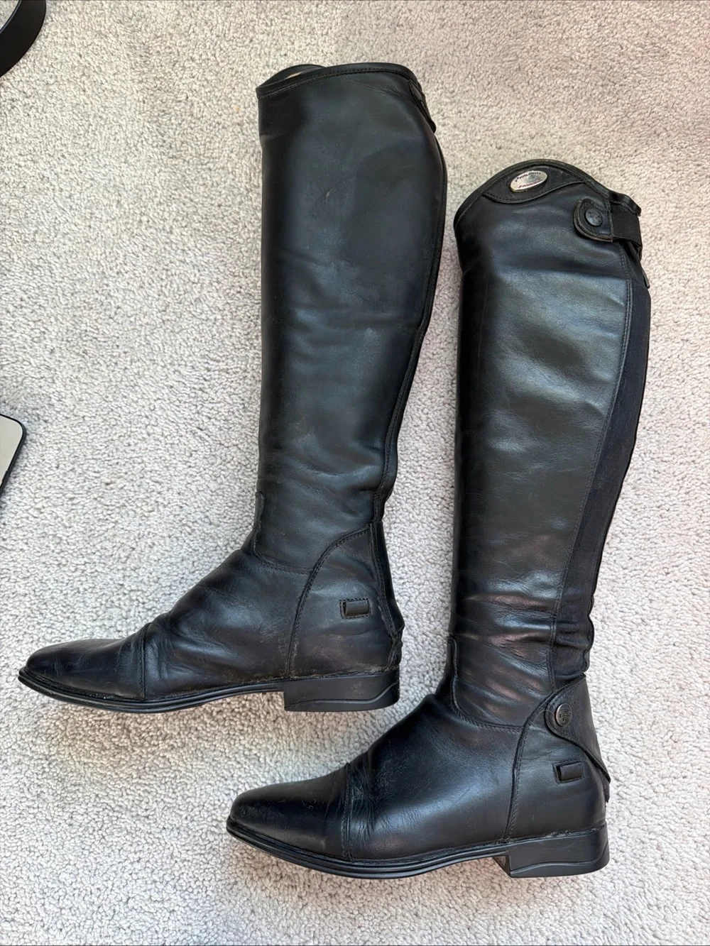 Parlanti Denver Womens Black Tall Boots Size 35 M H Great Condition $1190